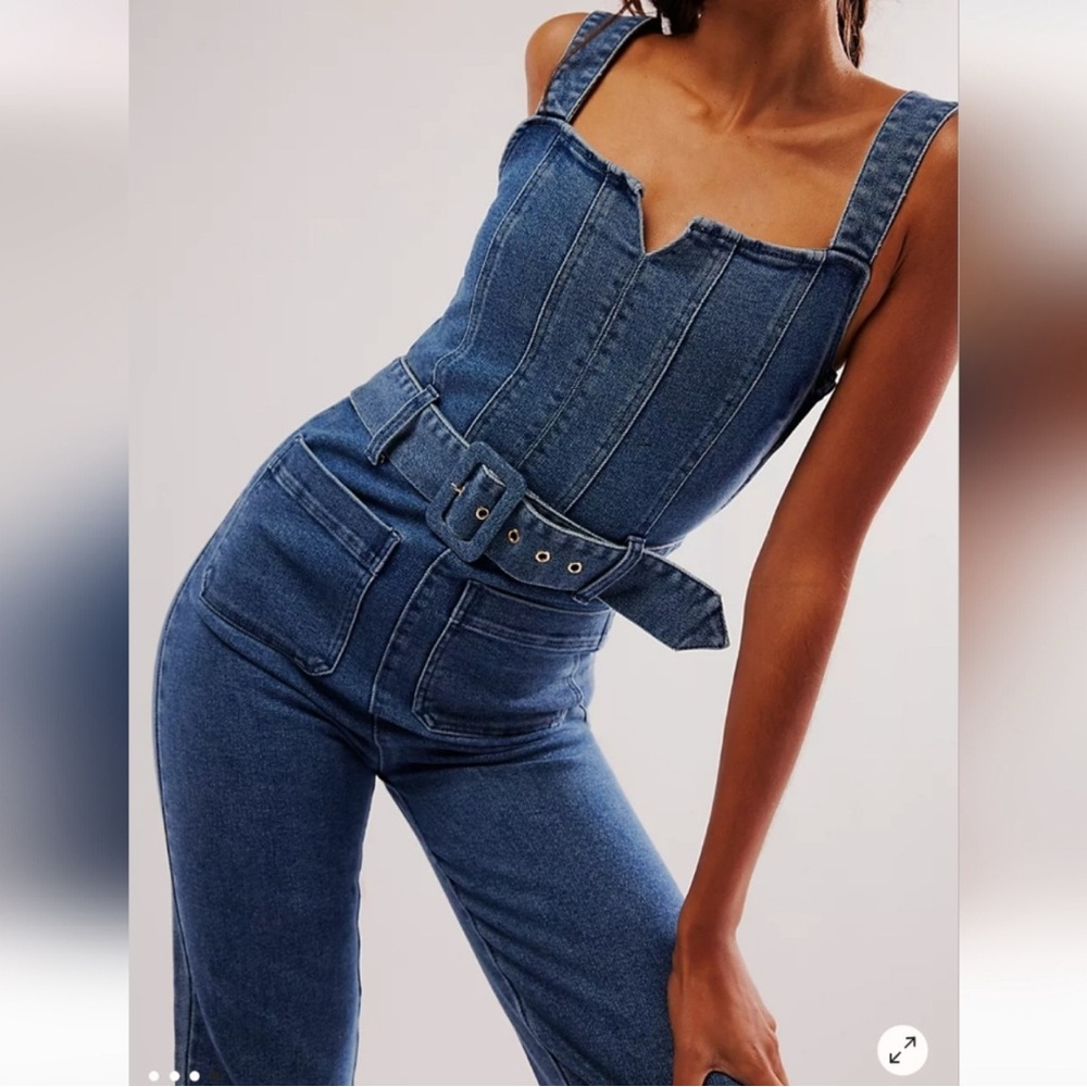 NWT Show Me Your Mumu Crossroads Jumpsuit FREE PEOPLE - Picture 1 of 9